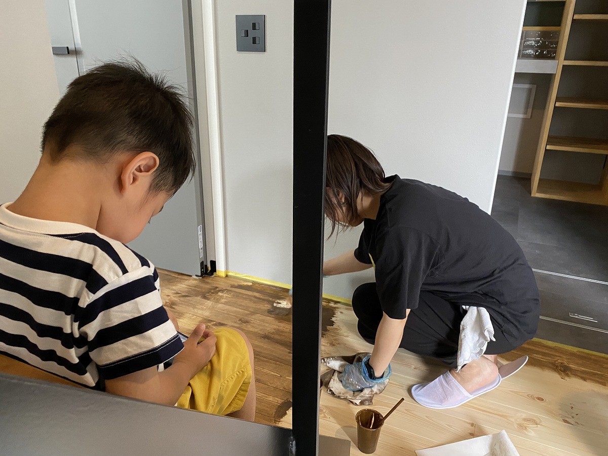 京都で注文住宅なら株式会社サインのキャンプハウス，京都工務店人気ランキング1位，DIYで参加型の家づくり5